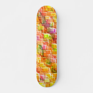 Übermäßiges Durcheinander geprägter Quadratzoll Skateboard