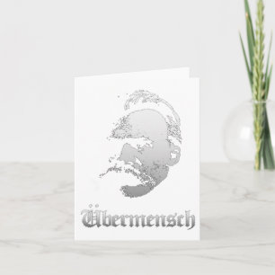 Ubermensch - Friedrich Nietzsche Best German Philo Karte