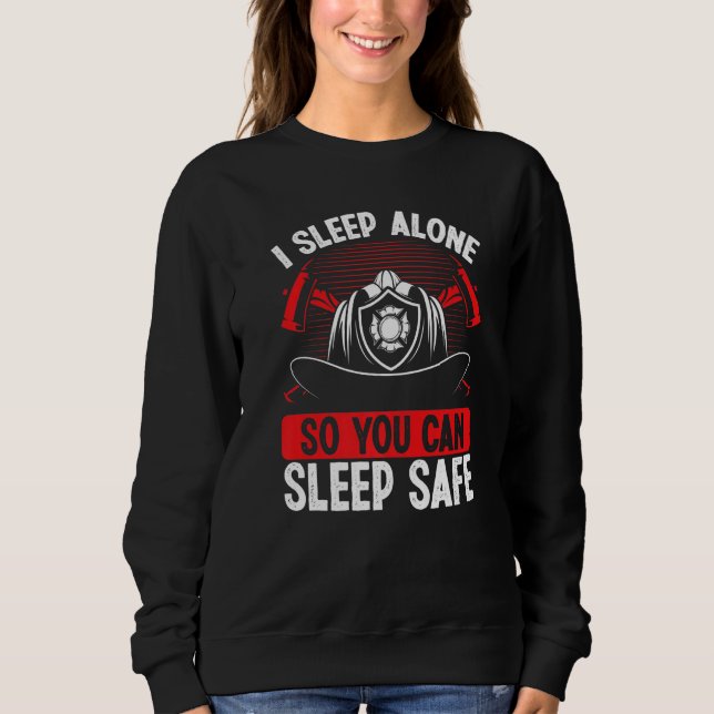 Übernachtung Feuerwehrschiff Ehefrau Girlfriend Ni Sweatshirt (Vorderseite)