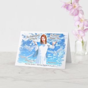 Übernahme der heiligen Maria in den Himmel 2 Faltk Karte