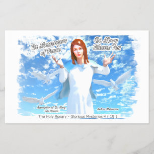Übernahme der heiligen Maria in den Himmel 2 Flyer