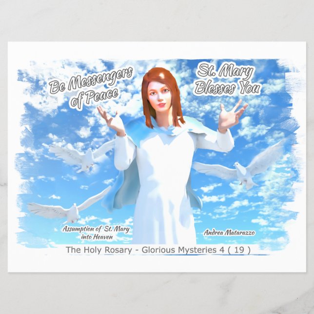 Übernahme der heiligen Maria in den Himmel 2 Flyer (Vorne)