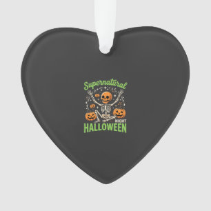 Übernatürliches Skelett Halloween Vektor Design_1 Ornament