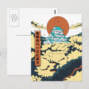 Übernimm das Tempo der Natur Postkarte