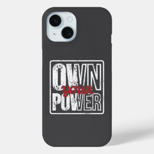 Übernimm deine Macht – Fettre Motivationszitat-Des Case-Mate iPhone Hülle