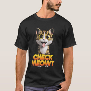 Überprüfe Mich Lustige Katzenbaby Katzenliebhaber  T-Shirt