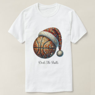 Überprüfen Sie den Balls Basketball Holiday T - Sh T-Shirt