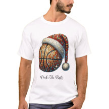 Überprüfen Sie den Balls Basketball Holiday T - Sh