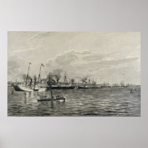 Überprüfung der Marine in Kiel Poster