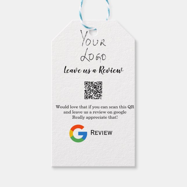 Überprüfung des Unternehmenslogos durch Google Prü Geschenkanhänger (Vorderseite)