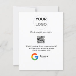 Überprüfung des Unternehmenslogos durch Google Prü Postkarte