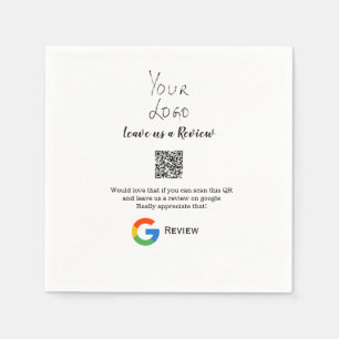 Überprüfung des Unternehmenslogos durch Google Prü Serviette