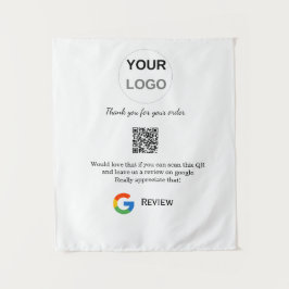 Überprüfung des Unternehmenslogos durch Google Prü Wandteppich