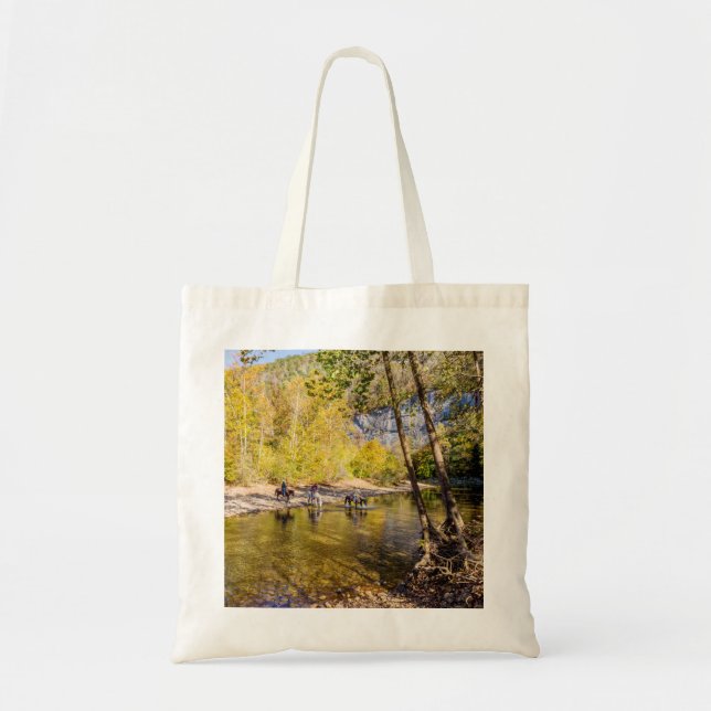 Überqueren der Buffalo River Tote Bag Tragetasche (Vorne)