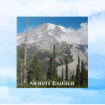 Überqueren der Wolke über den Berg Rainier Fliese<br><div class="desc">Keramik-Kachel mit dem landschaftlichen Foto einer Wolke,  die über den majestätischen Mount Rainier,  Washington. Wählen Sie Ihre Kachelgröße aus. Eine tolle Küche trivet!</div>