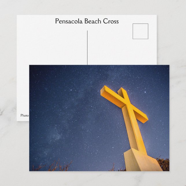 Überqueren Sie den Strand von Pensacola mit der Mi Postkarte (Vorne/Hinten)