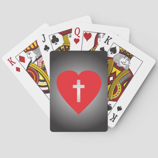 Überqueren Sie mein Herz Spielkarten (Rückseite)