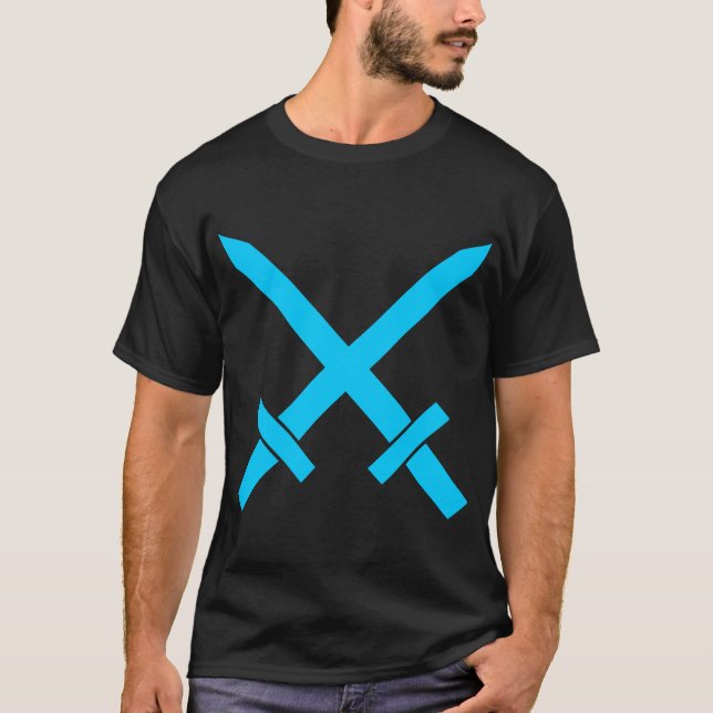 Überquerte Schwerter T-Shirt (Vorderseite)