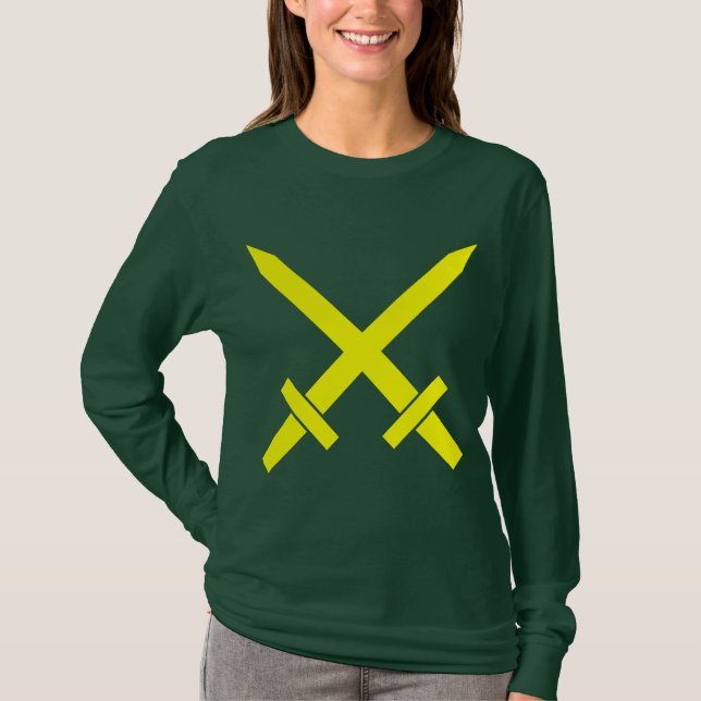 Überquerte Schwerter T-Shirt (Vorderseite)