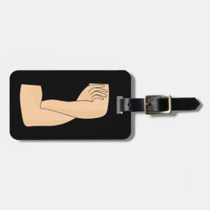 Überquerte Waffen Gepäckanhänger