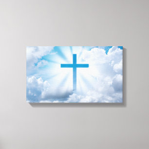 Überquerung der Wolken Leinwanddruck