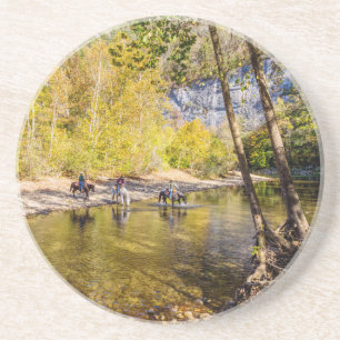 Überquerung des Buffalo Getränkeuntersetzer