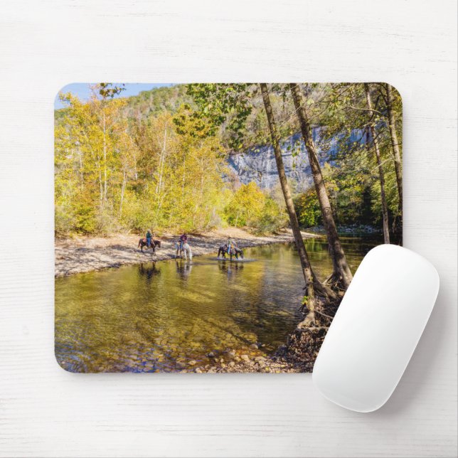 Überquerung des Buffalo River Mousepad (Mit Mouse)