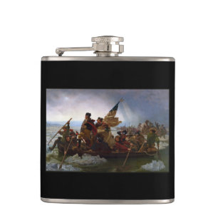 Überquerung des Delaware 1776: General George Wash Flachmann