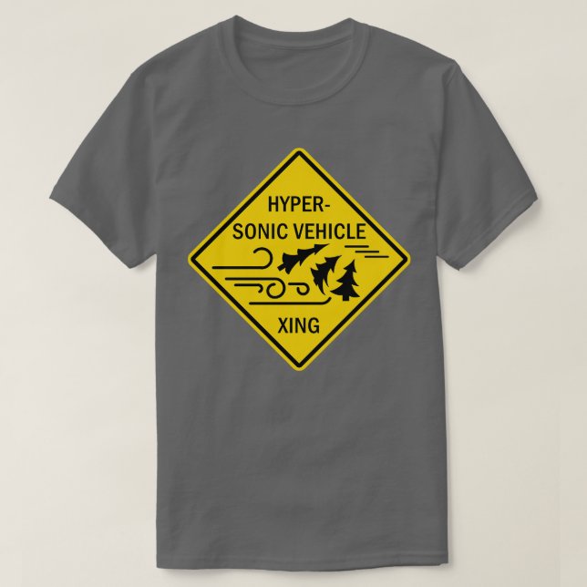 Überquerung des Hypersonic Vehicle T-Shirt (Design vorne)