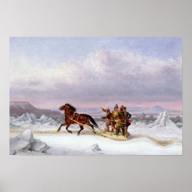 Überquerung des St. Laurent Poster (Vorne)