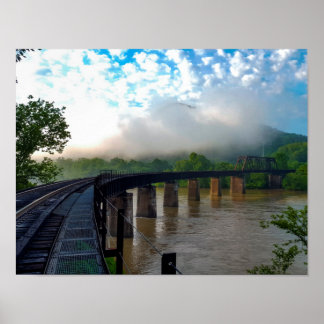 Überquerung nach dem Sturm 8,5 x 11 Poster
