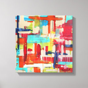 Überquerungen 12x12 überzogene Canvas Leinwanddruck