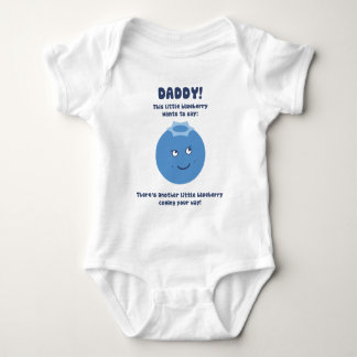 Überraschen Sie Papa! Erwartung eines neuen Babys  Baby Strampler