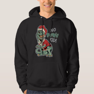 Überraschend lustig T Rex Claus T Rex Santa Claus Hoodie