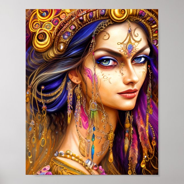 Überraschend realistische Sinti und Roma Lady Trip Poster (Vorne)