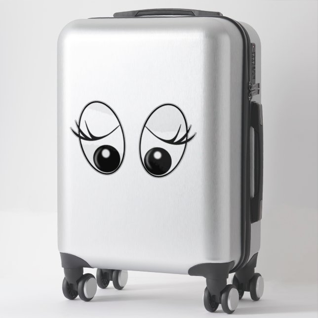 Überraschende Augen Aufkleber (Koffer)