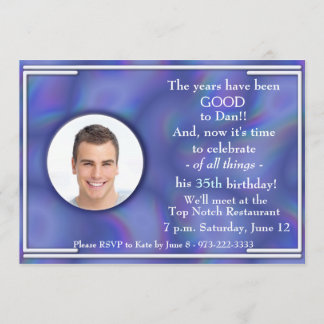 ÜBERRASCHENDE Geburtstagspartei Einladung