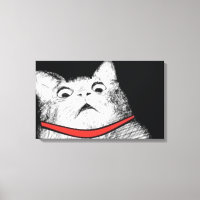 Überraschende Katzenschnecke - gepanzerte Leinwand