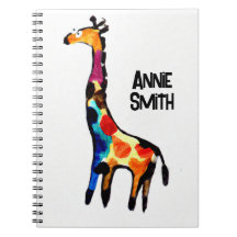 Überraschende, naive Giraffe! Bearbeitbarer Name