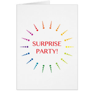überraschende Party Einladung