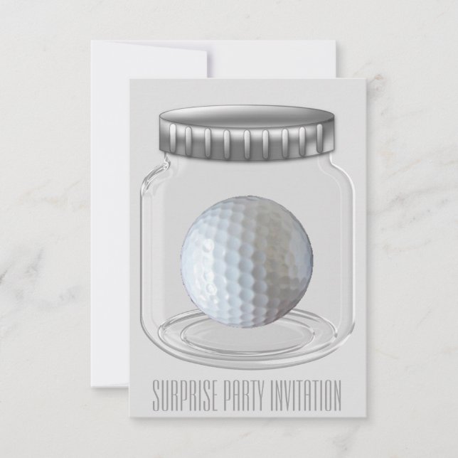 Überraschende Party Einladung (Vorderseite)