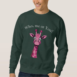 Überraschende Rosa Giraffe Sweatshirt