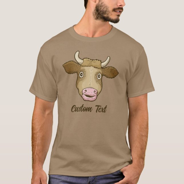 Überraschender Kuh-T - Shirt (Vorderseite)