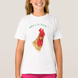 Überraschender Rooster Playful Kids T - Shirt Funn