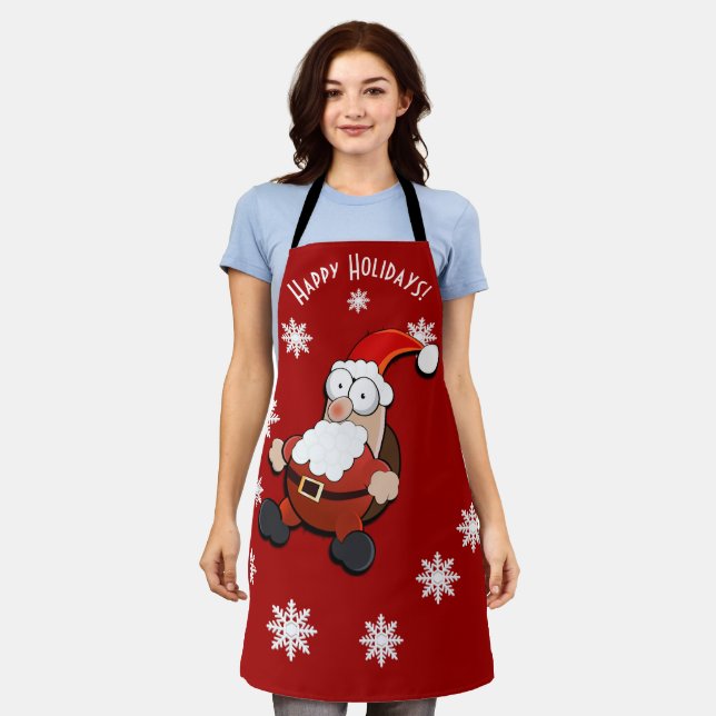 Überraschender Weihnachtsmann Schürze (Getragen)