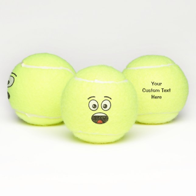 Überraschendes Gesicht Tennisbälle (Multi)