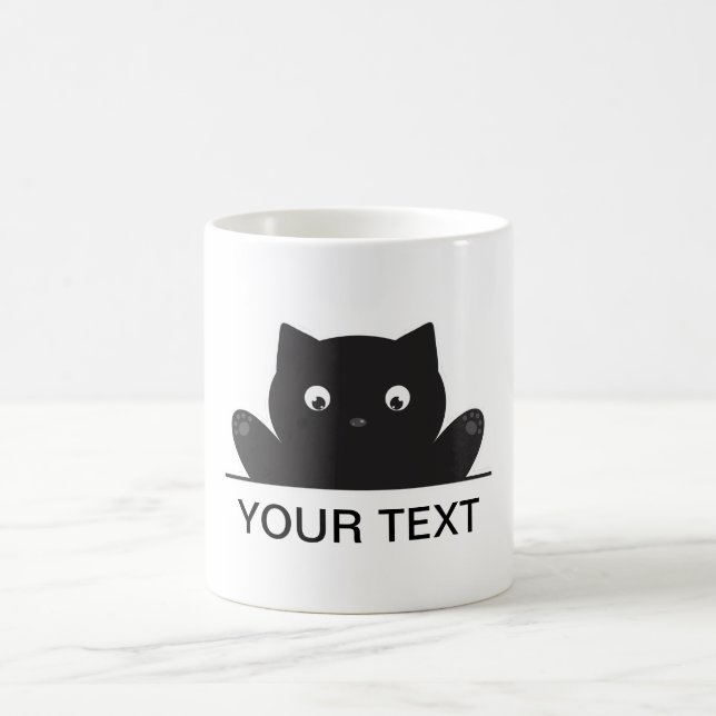 ÜBERRASCHTE KATZE KAFFEETASSE (Mittel)