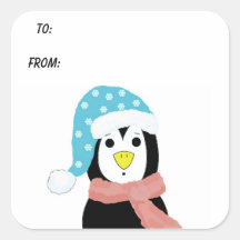 Überraschter Pinguin