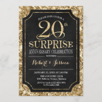 Überraschung 20. Hochzeitstag - Schwarzes Gold