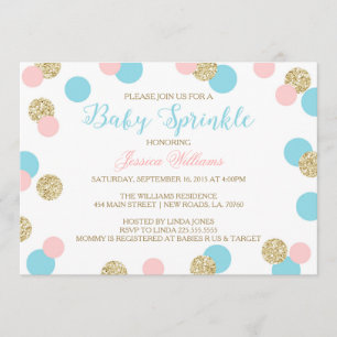 Überraschung Baby Sprinkle Einladungen